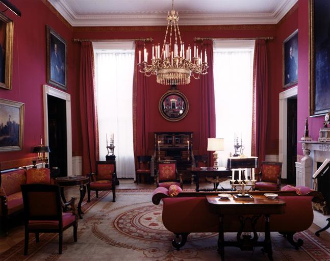 East Wing Rules Enchanting Red Room